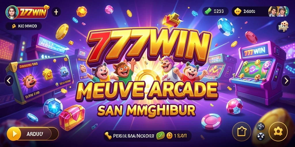 Tampilan gameplay yang seru dalam permainan Arcade 777WIN.