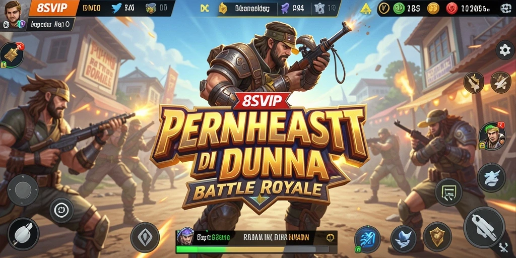 Screenshot gameplay seru dari 8SVIP dalam aksi Battle Royale.