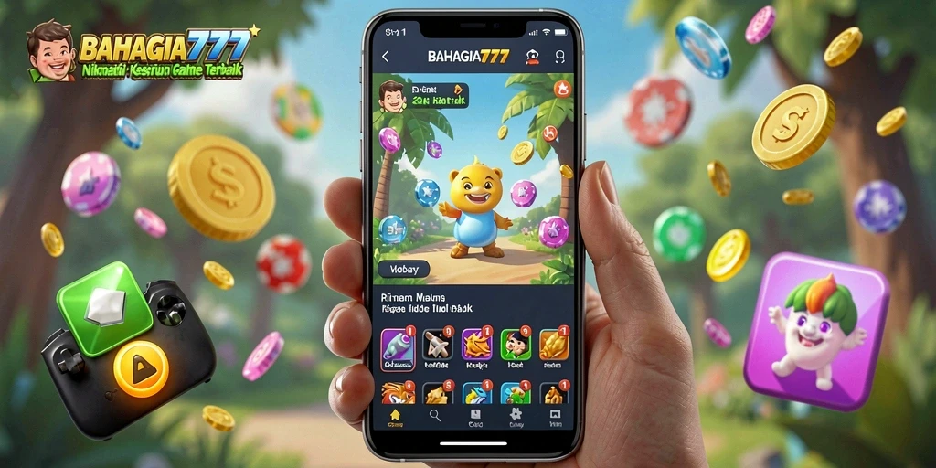 Tampilan gameplay BAHAGIA777 yang seru dan mengasyikkan.