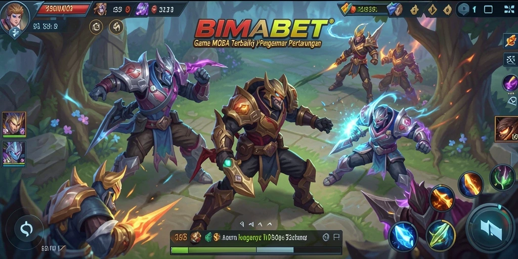 Tampilan gameplay seru dan strategi di BIMABET.