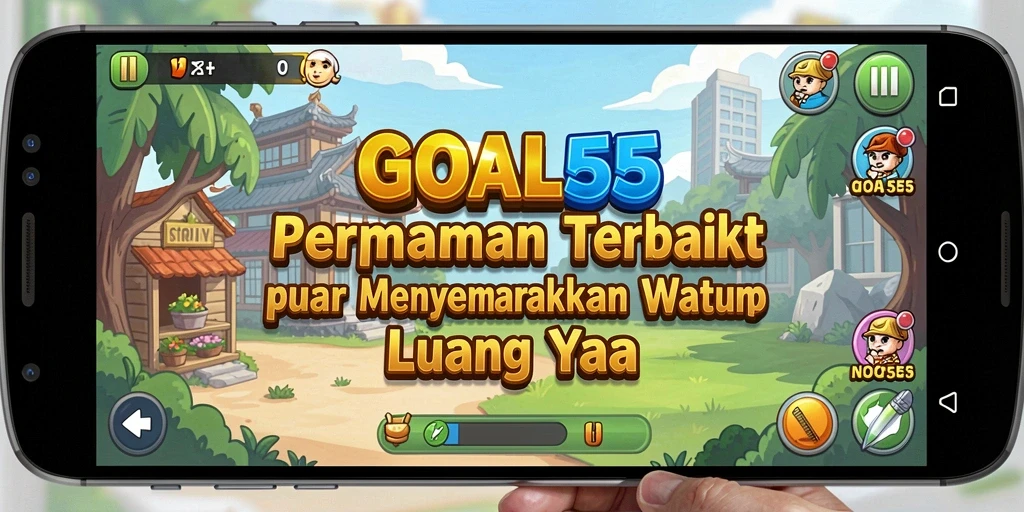 Tampilan gameplay GOAL55 yang mengasyikkan dengan elemen Idle.