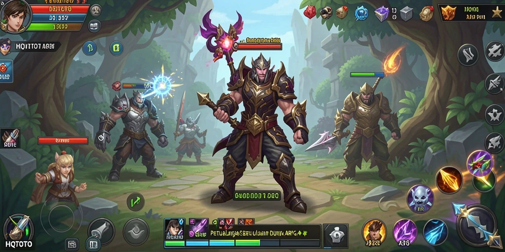 Tampilan menarik dari gameplay HQTOTO yang menawarkan pertarungan mendebarkan.