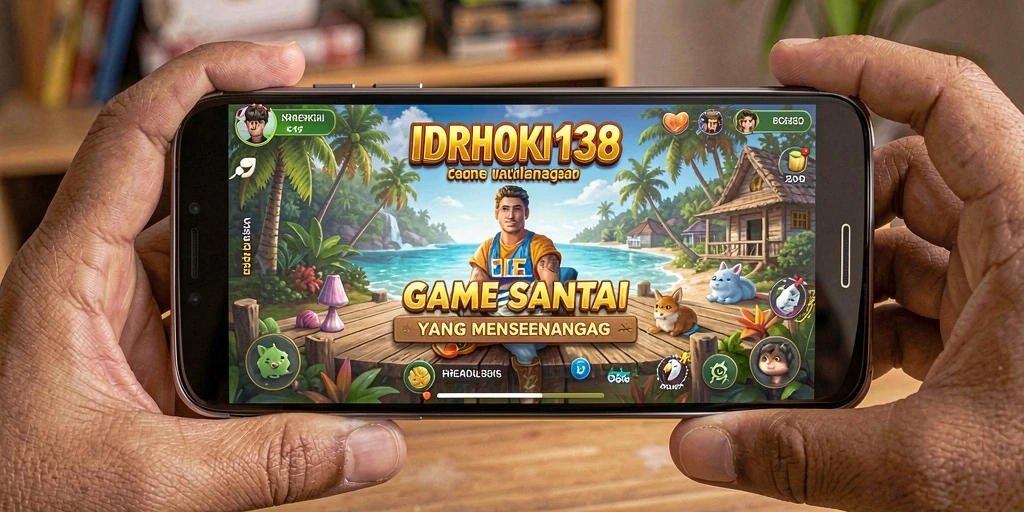 Tampilan gameplay seru dari IDRHOKI138 yang penuh warna.