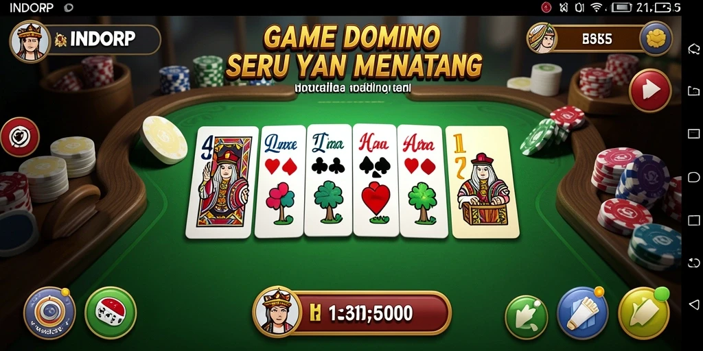 Screenshot dari gameplay INDORP yang mendebarkan dan penuh strategi.