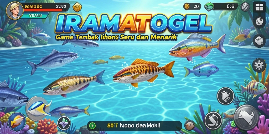 Screenshot gameplay Tembak Ikan yang menarik dan seru.