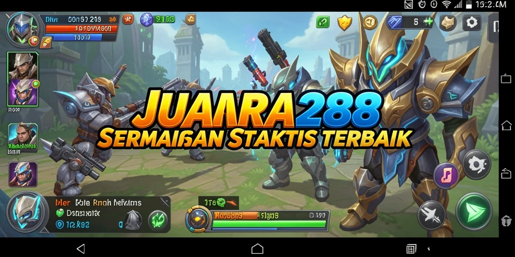 Menampilkan aksi pertempuran mendebarkan di JUARA288.