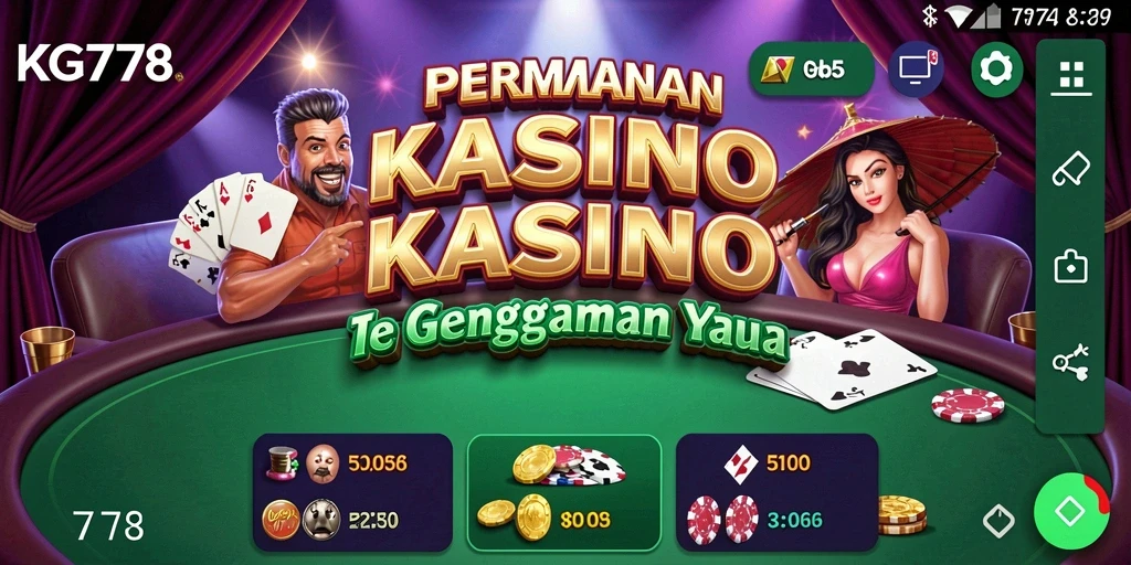 Screenshot KG778 menampilkan gameplay yang menarik dan interaktif di kasino.