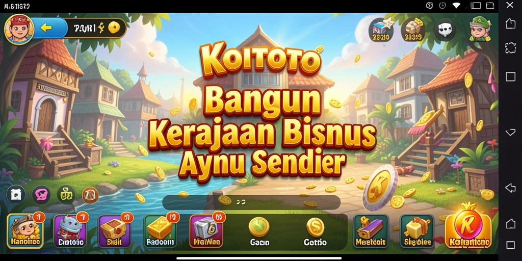 Tampilan gameplay KOITOTO dengan elemen Tycoon yang menarik.