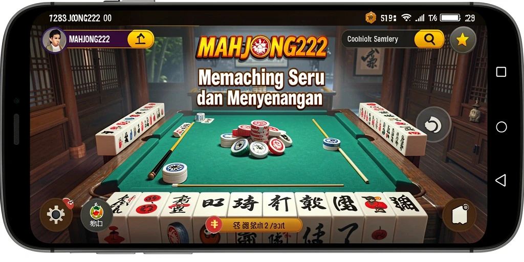 Screenshot <strong>MAHJONG222</strong> menampilkan aksi memancing yang seru dan grafis yang memukau.