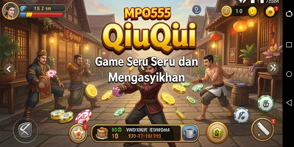 Screenshot gameplay QiuQiu MPO555 yang seru dan kompetitif.