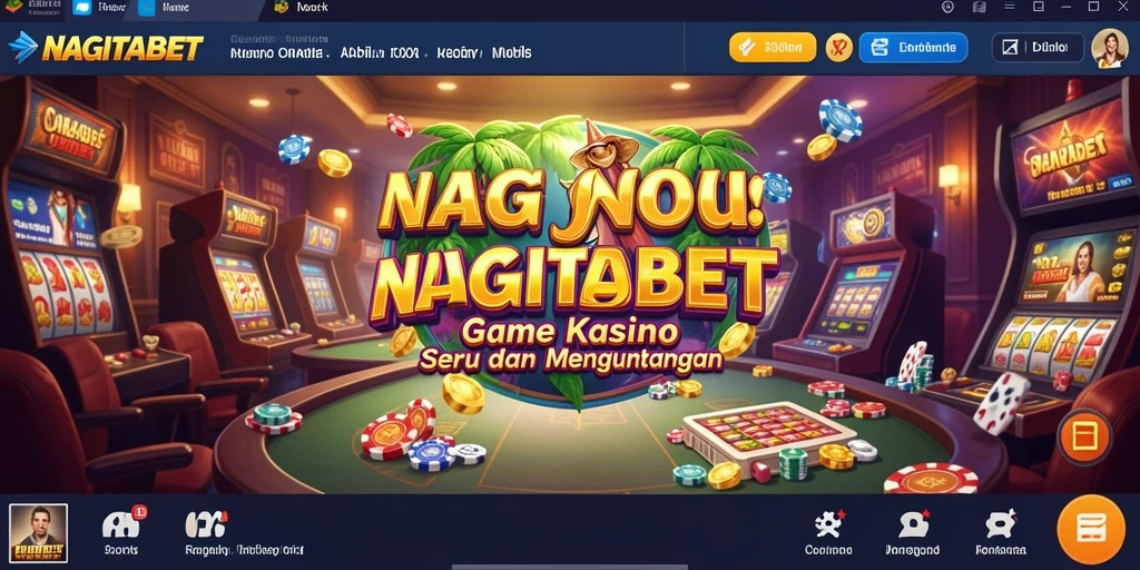 Tampilan gameplay seru dalam aplikasi Kasino NAGITABET menunjukkan pengalaman bermain yang menarik.