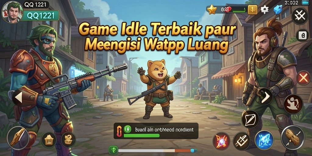 Tampilan gameplay <strong>QQ1221</strong> yang sederhana dan menarik perhatian.