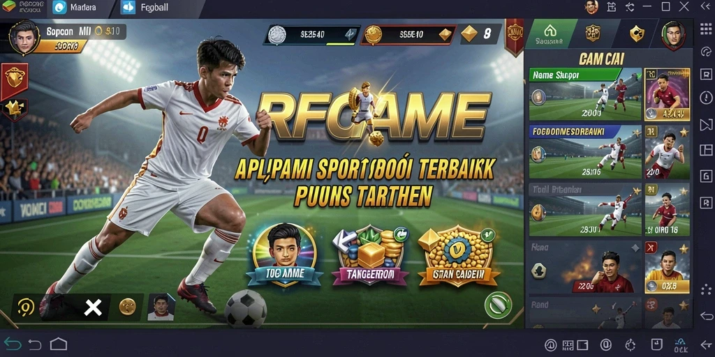 Screenshot utama RPGAME menampilkan antarmuka taruhan yang menarik.