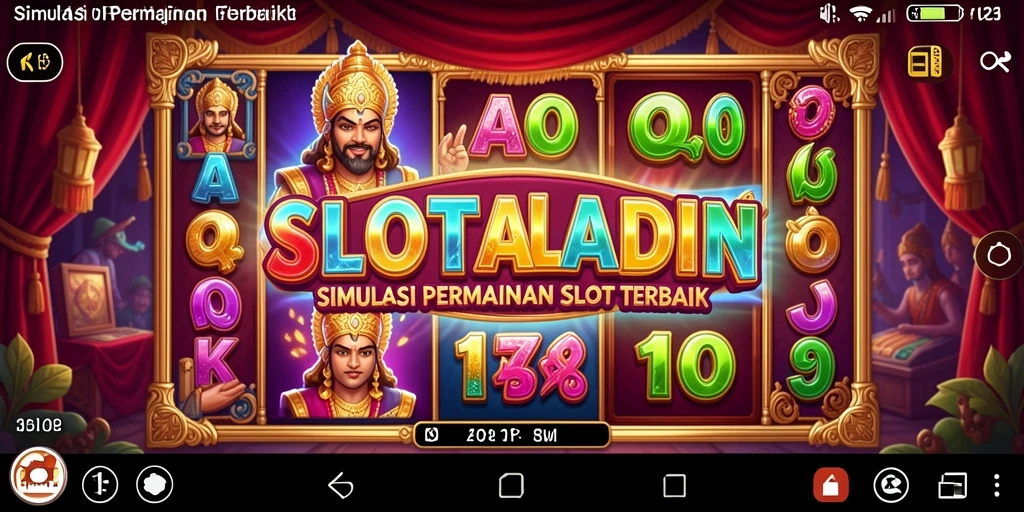 Tampilan permainan SLOTALADIN yang memukau dan interaktif.