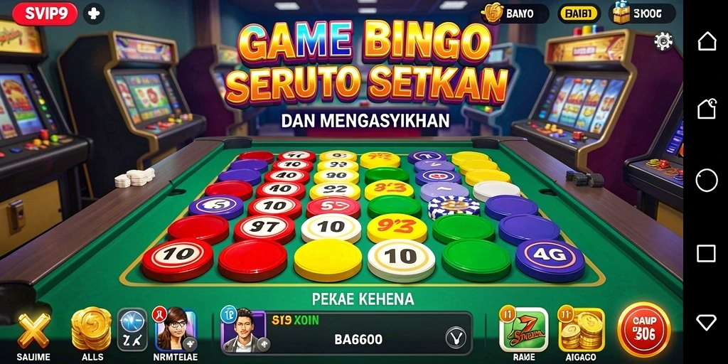 Screenshot gameplay <strong>SVIP9</strong> menunjukkan keseruan bermain Bingo dengan teman.
