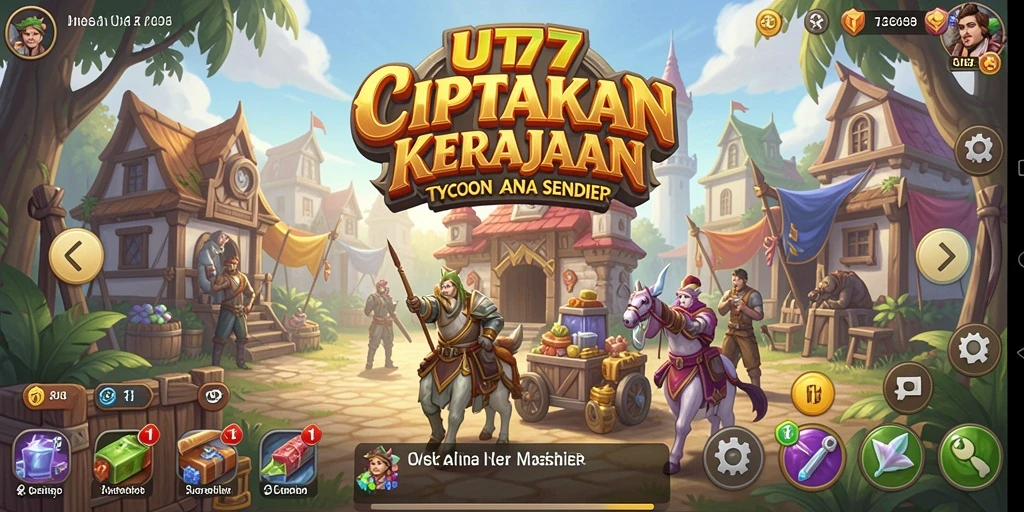 Tampilan menarik dari gameplay UT77 yang mendebarkan.