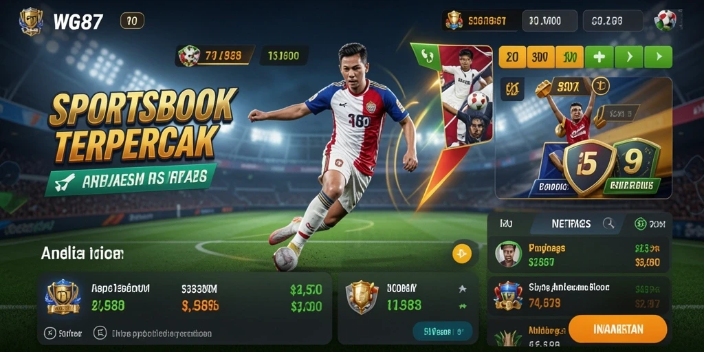 Tampilan gameplay menarik dari aplikasi Sportsbook WG87.